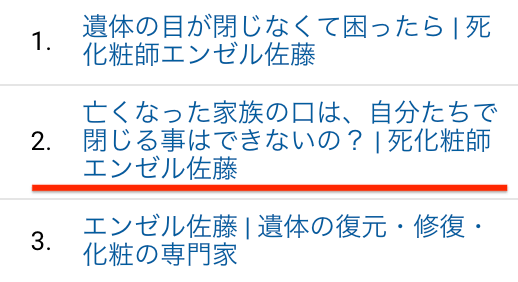 2020年1月のページ毎アクセス