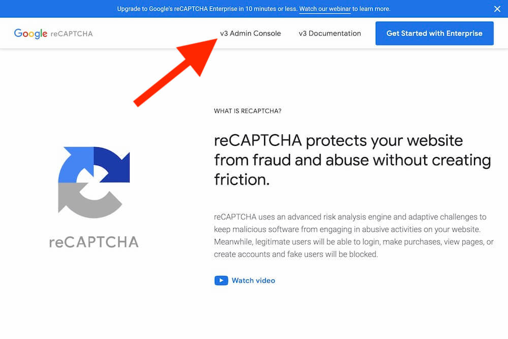 reCAPTCHA公式サイト