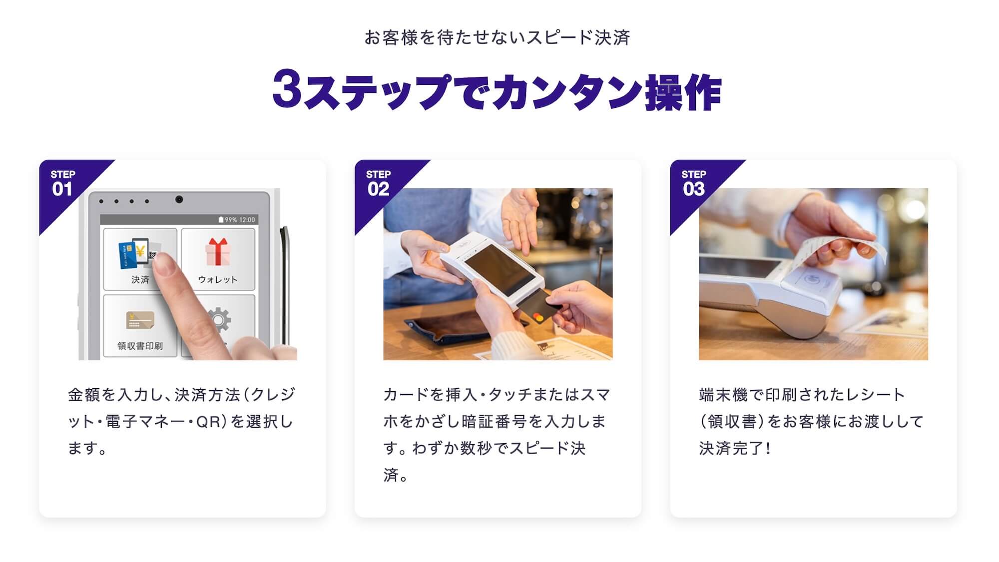 アルファポータブルの操作ステップ